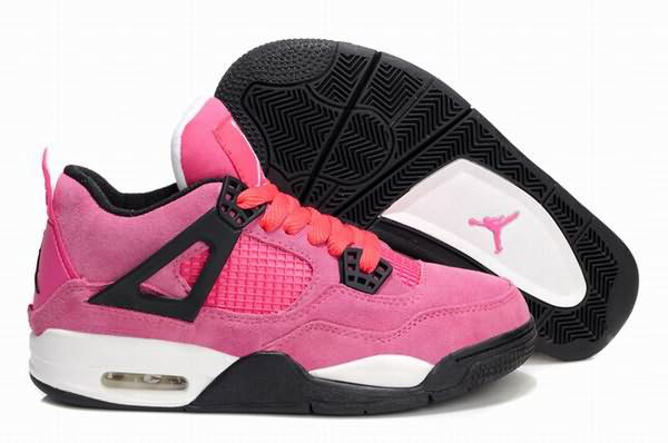 2014 Womens Air Jordan 4 Pink Red White Discount